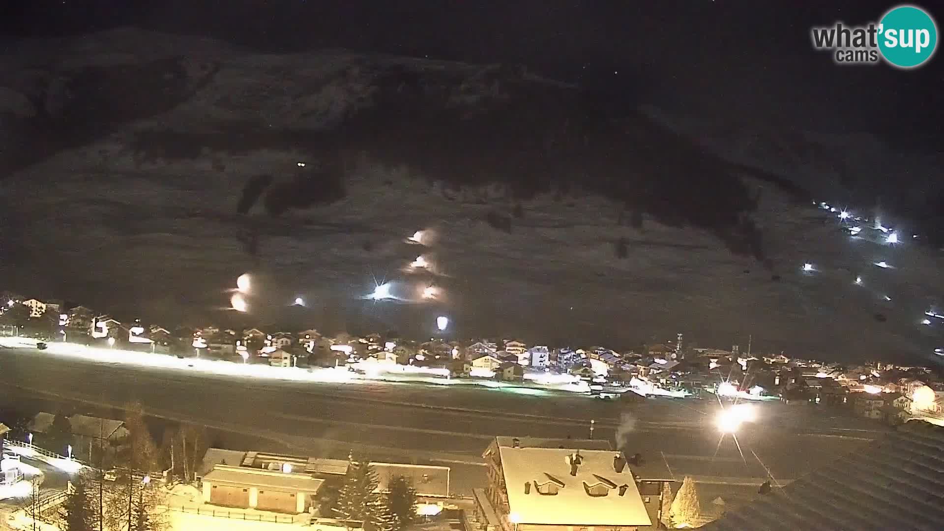 Increíble webcam de Livigno, vista panorámica desde el hotel Teola