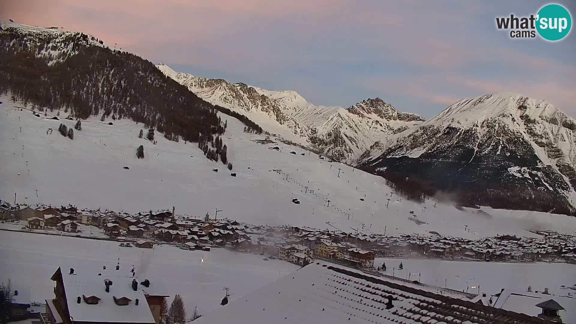 Stupenda webcam Livigno panoramica dall’hotel Teola