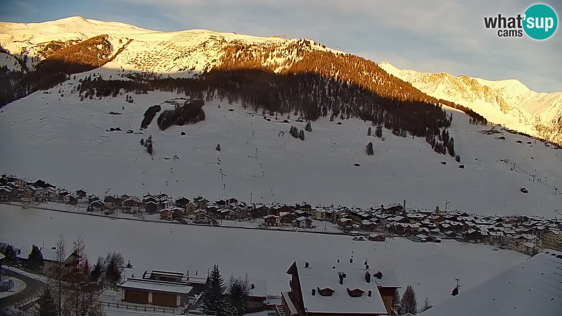 Erstaunliche Livigno Kamera, Panoramablick vom Hotel Teola