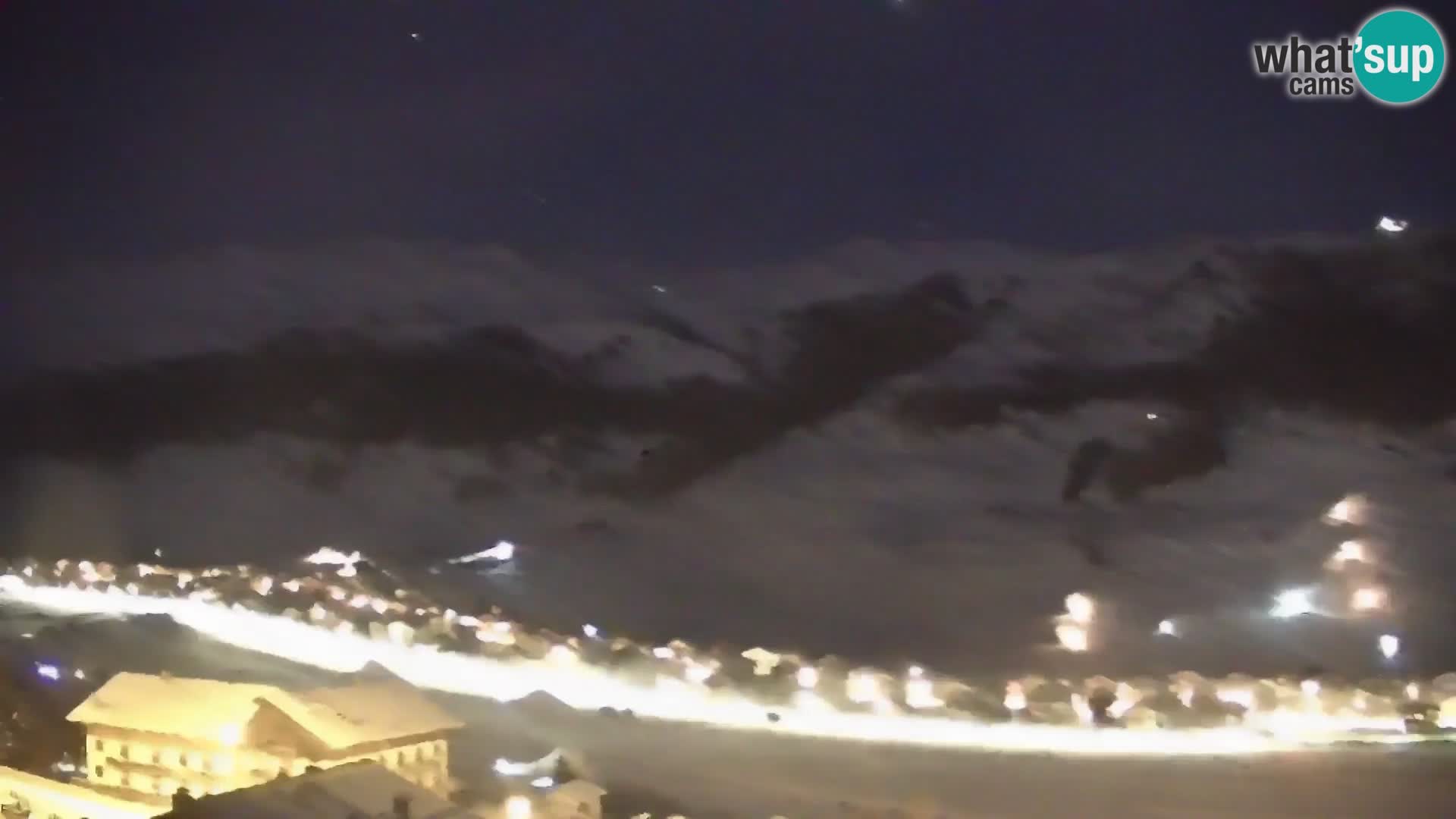 Increíble webcam de Livigno, vista panorámica desde el hotel Teola