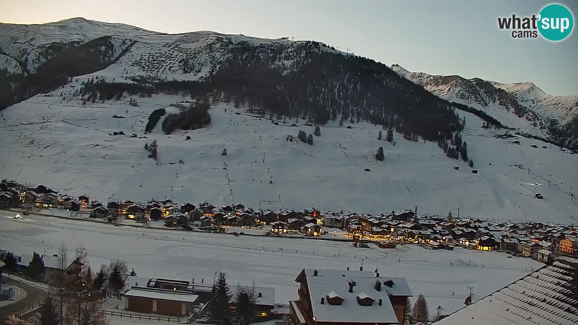 Stupenda webcam Livigno panoramica dall’hotel Teola