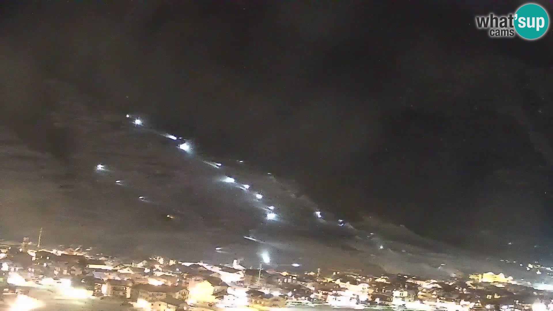 Increíble webcam de Livigno, vista panorámica desde el hotel Teola