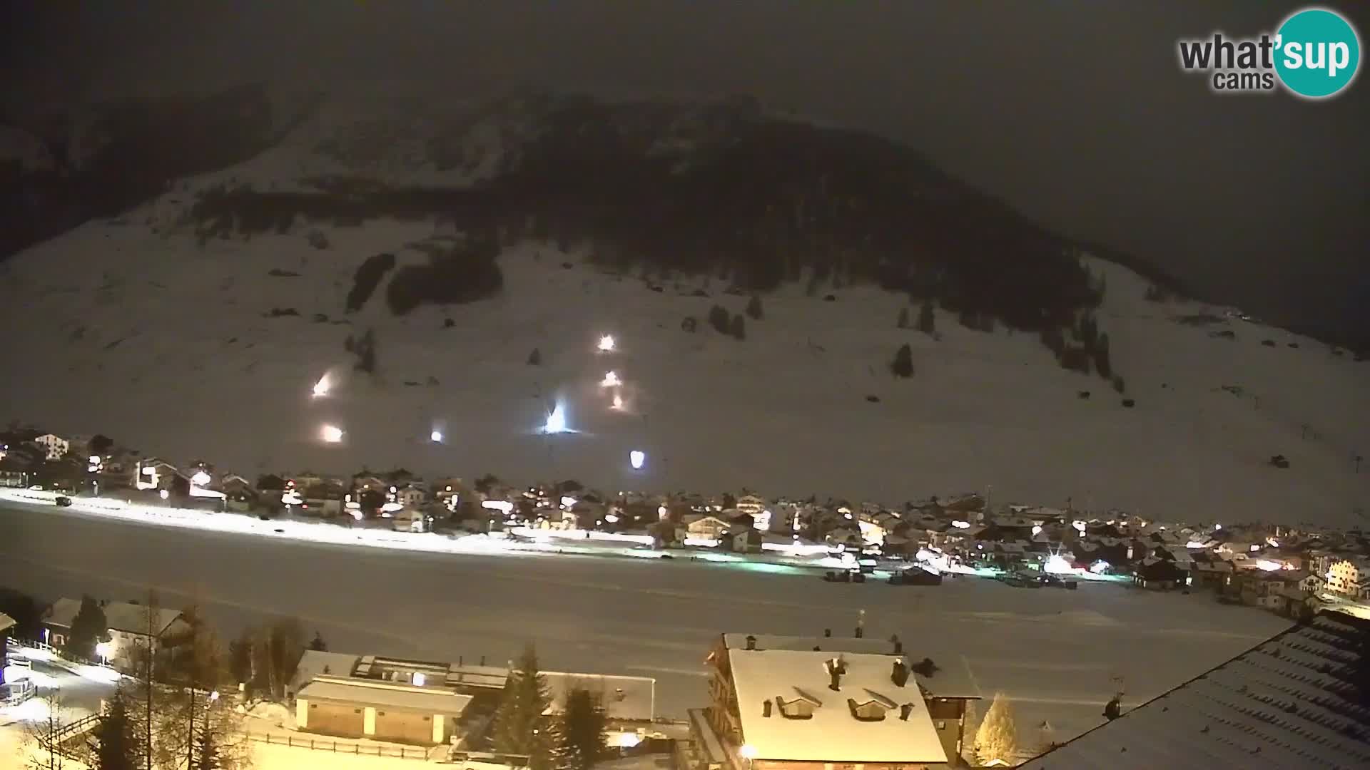 Increíble webcam de Livigno, vista panorámica desde el hotel Teola