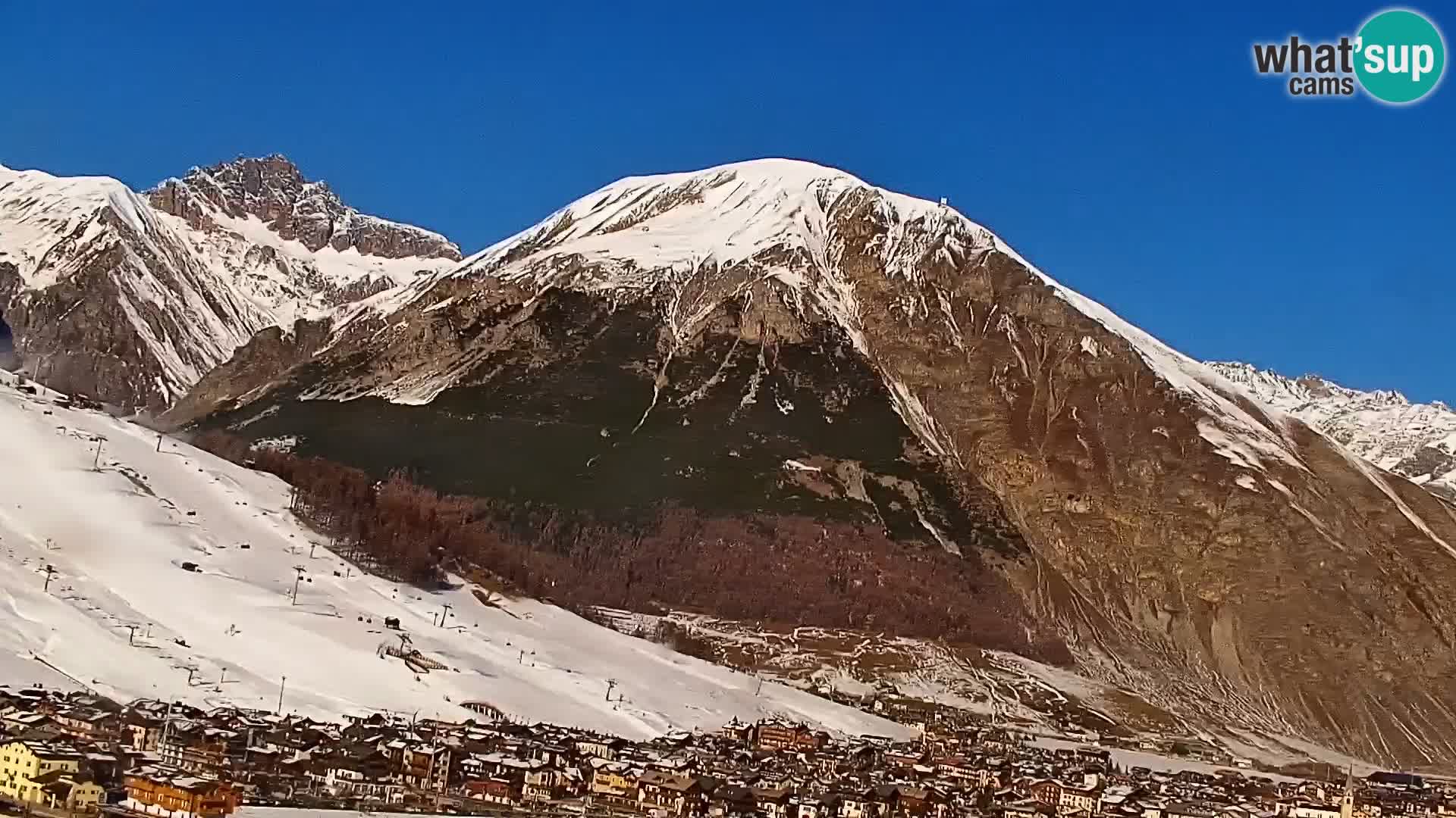 Increíble webcam de Livigno, vista panorámica desde el hotel Teola