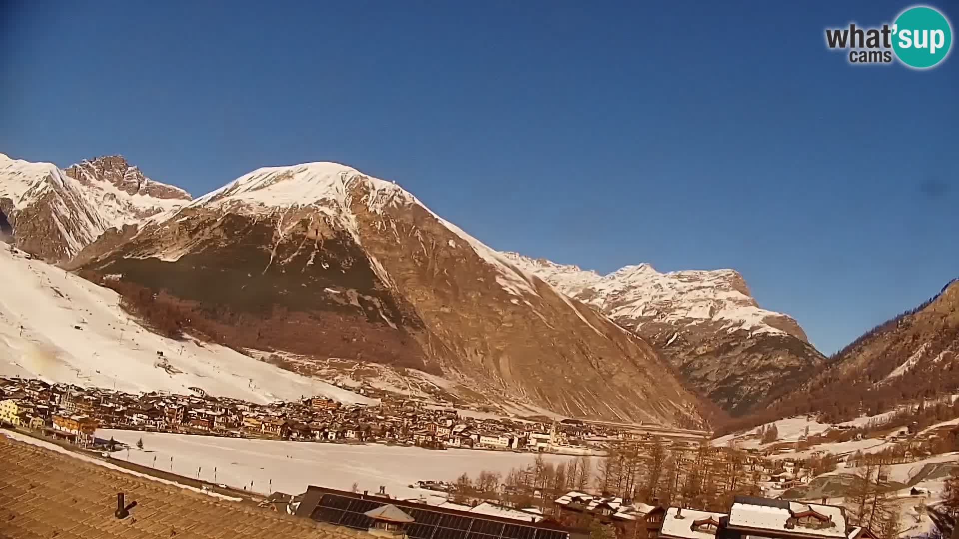 Erstaunliche Livigno Kamera, Panoramablick vom Hotel Teola