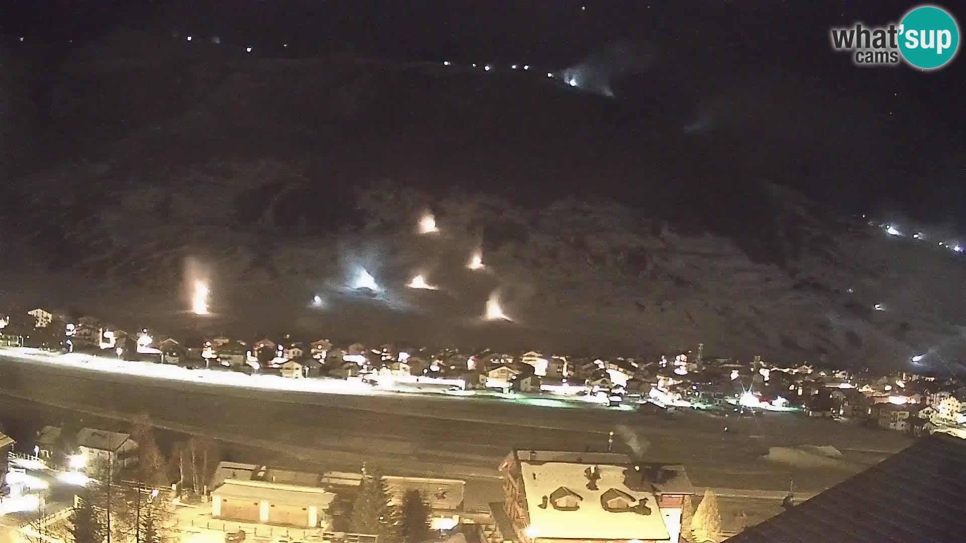 Increíble webcam de Livigno, vista panorámica desde el hotel Teola