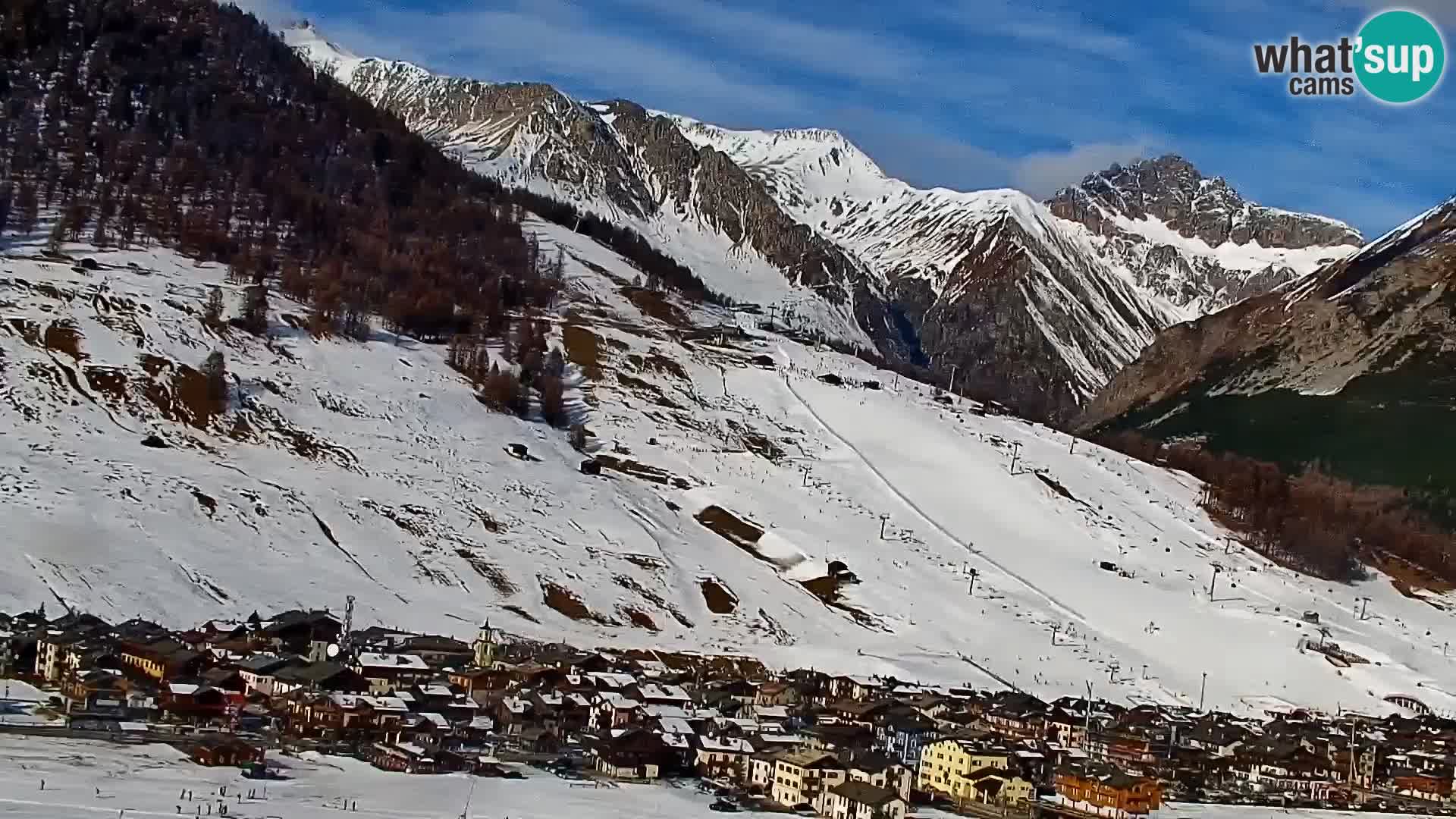 Increíble webcam de Livigno, vista panorámica desde el hotel Teola