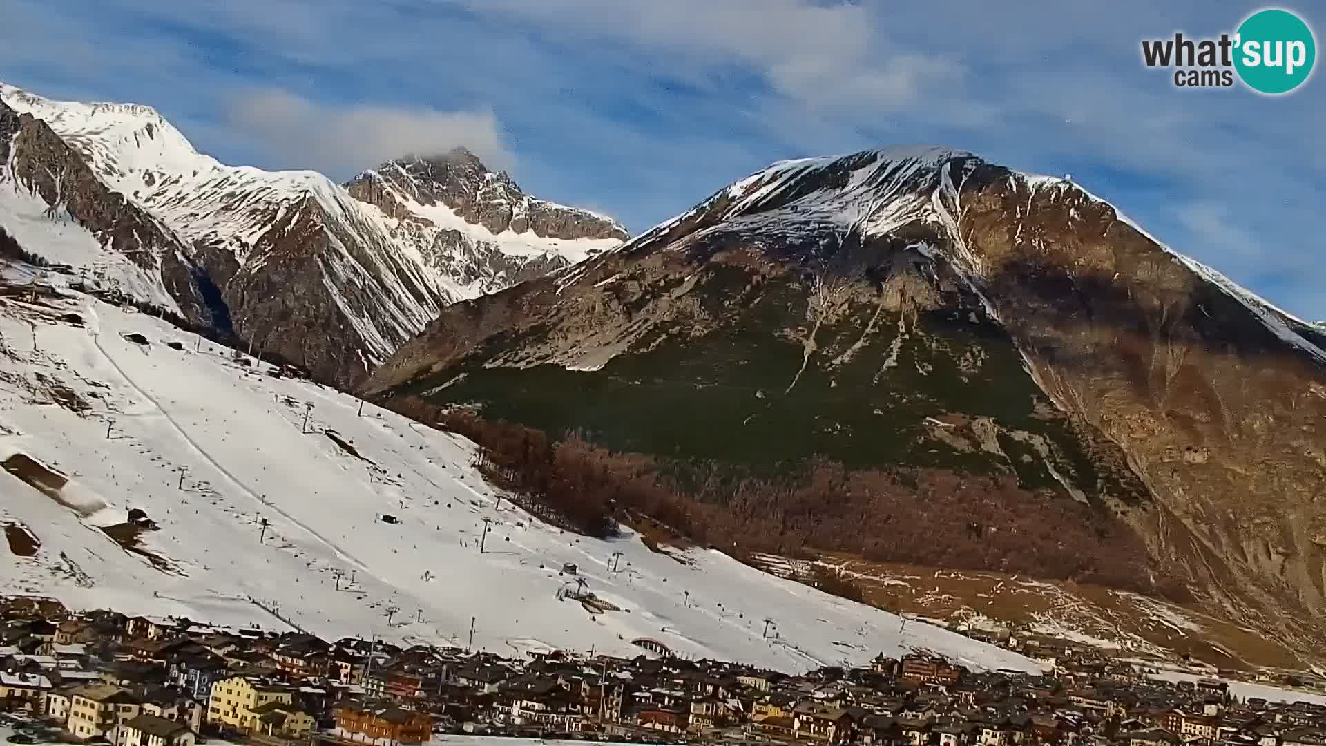 Increíble webcam de Livigno, vista panorámica desde el hotel Teola