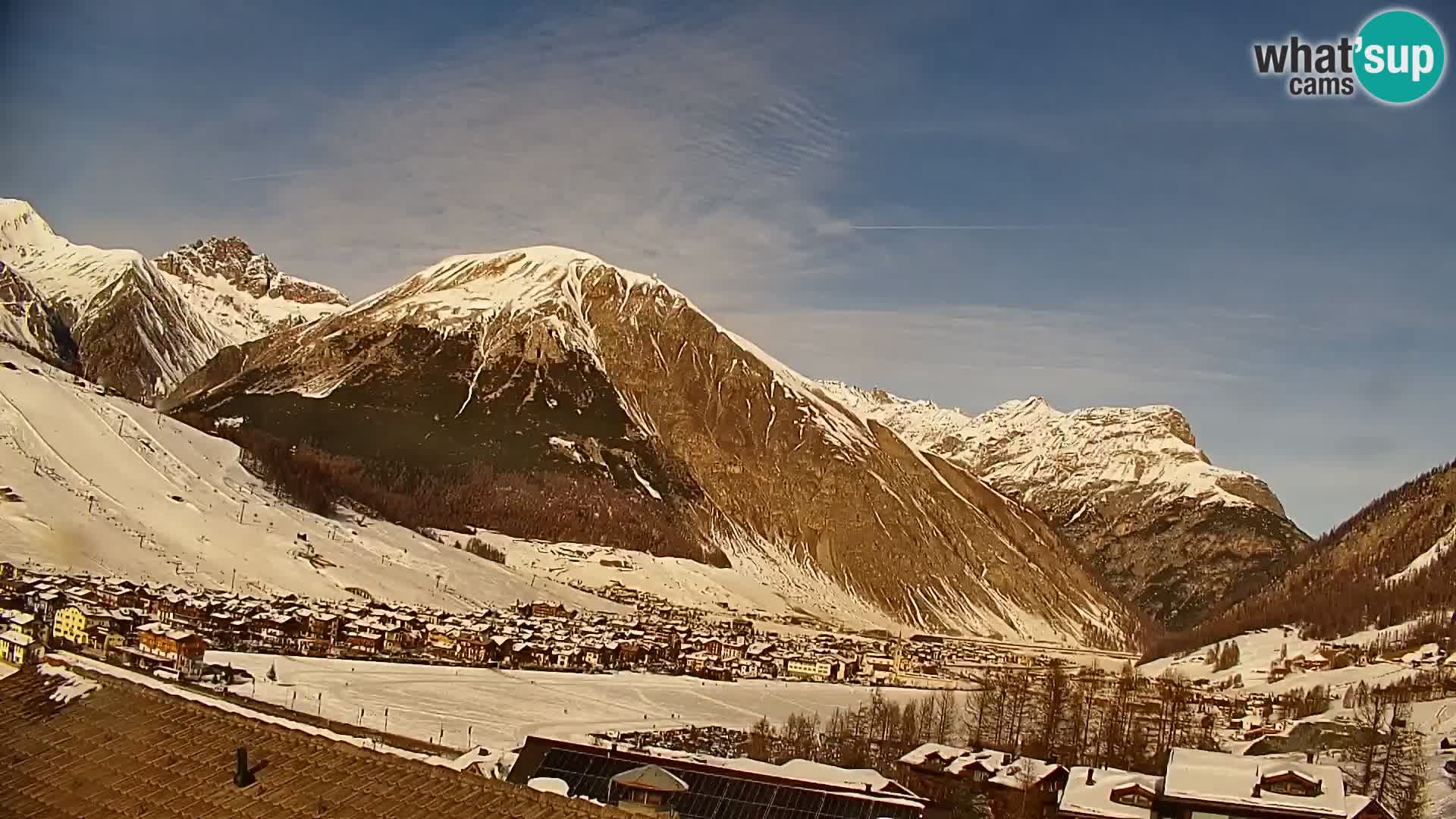 Amazing Livigno webcam panorama view from hotel Teola