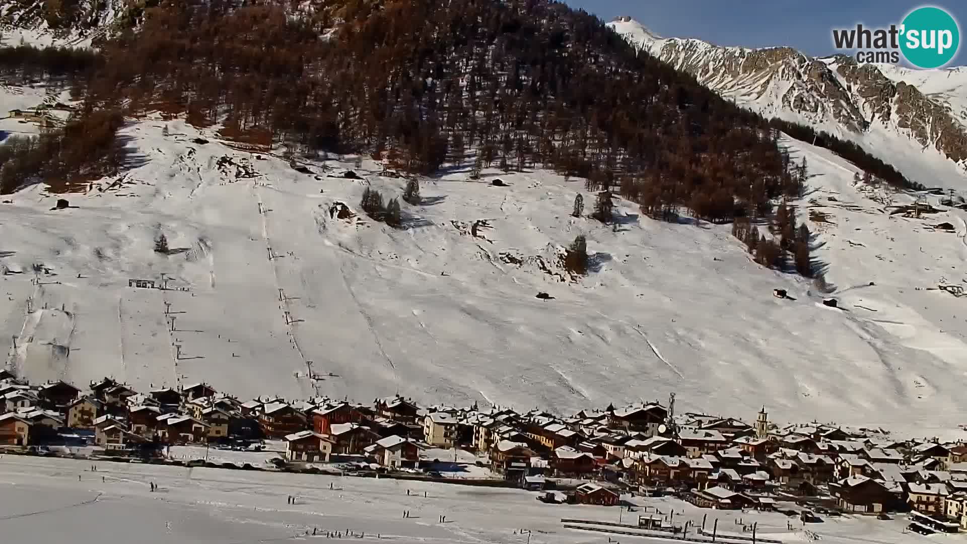 Amazing Livigno webcam panorama view from hotel Teola