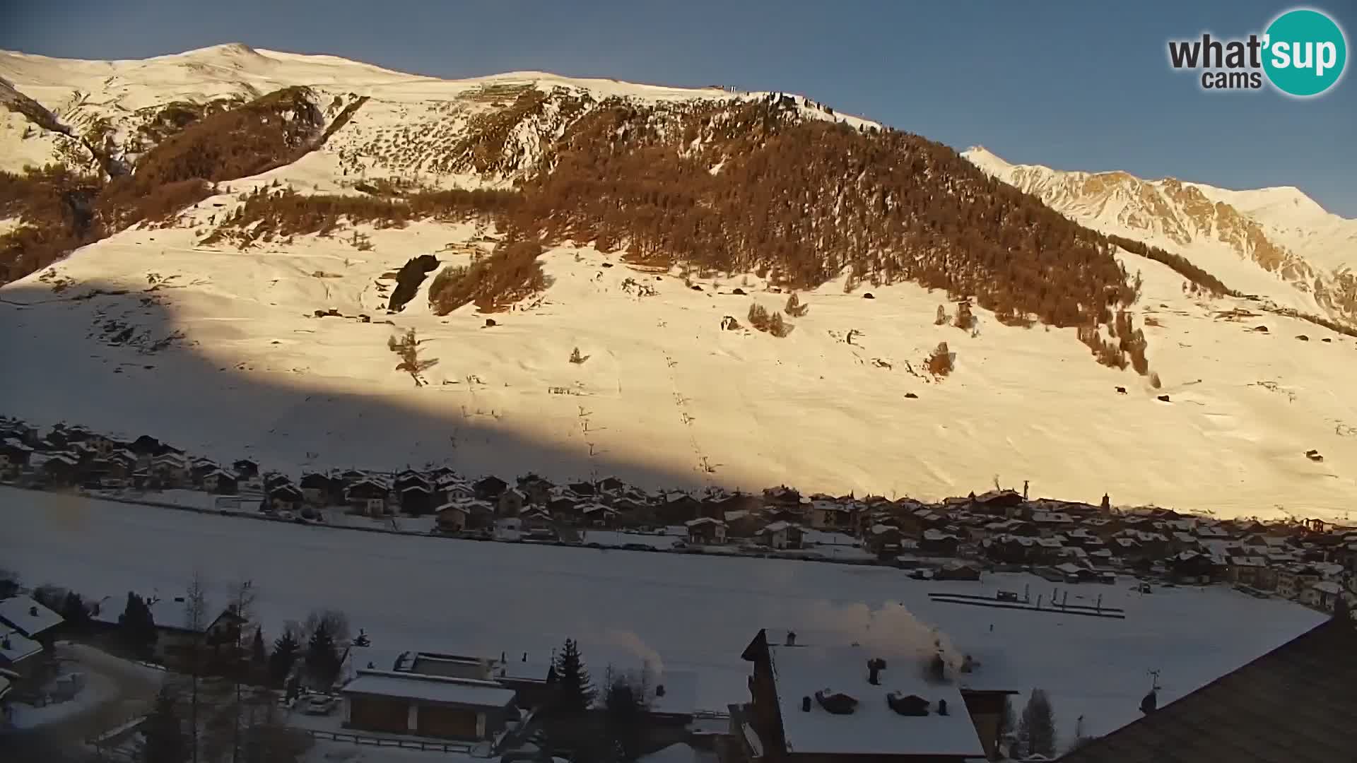 Amazing Livigno webcam panorama view from hotel Teola