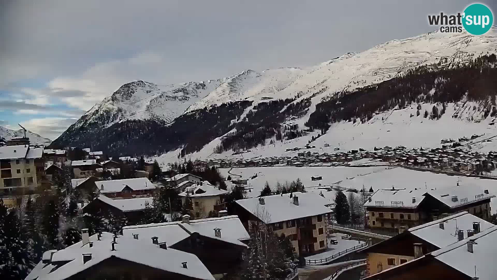 Stupenda webcam Livigno panoramica dall’hotel Teola