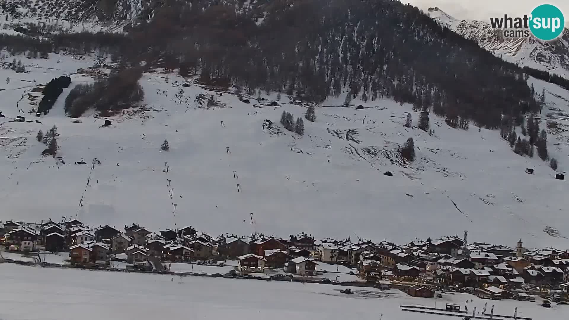 Erstaunliche Livigno Kamera, Panoramablick vom Hotel Teola