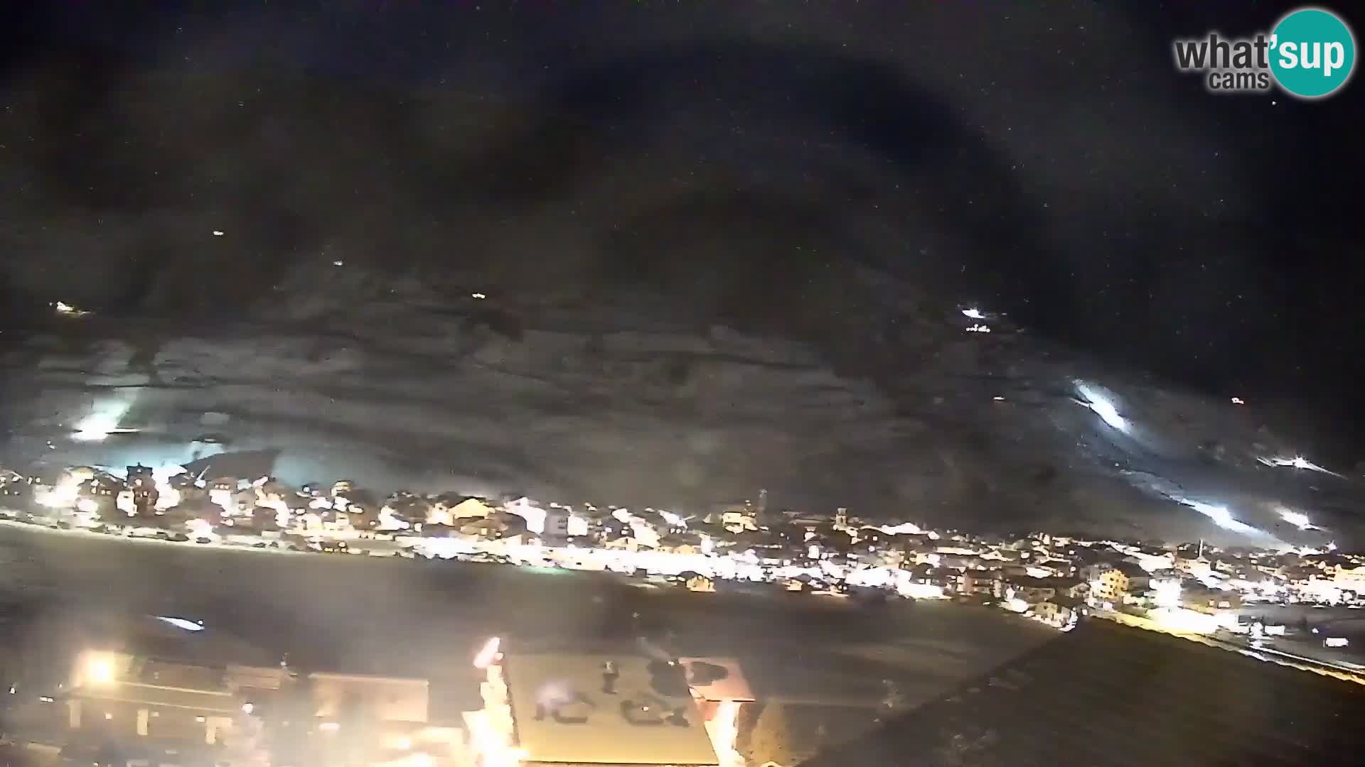 Increíble webcam de Livigno, vista panorámica desde el hotel Teola