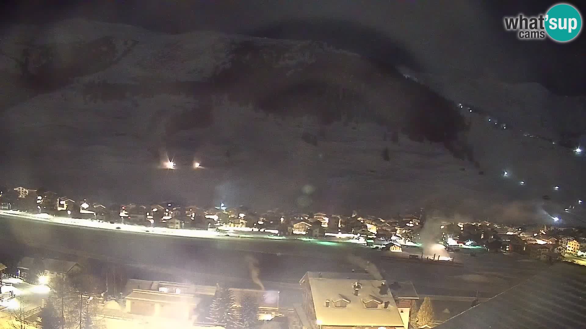 Superbe web camera Livigno, vue panoramique depuis l’hôtel Teola