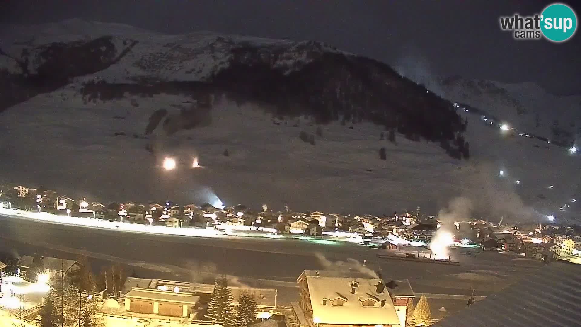 Superbe web camera Livigno, vue panoramique depuis l’hôtel Teola