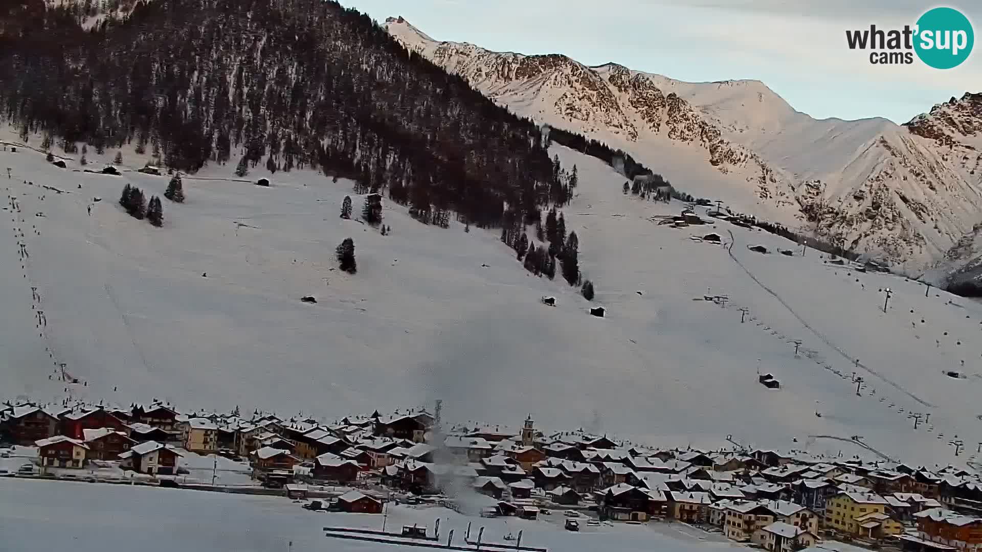 Stupenda webcam Livigno, vista panoramica dall’hotel Teola