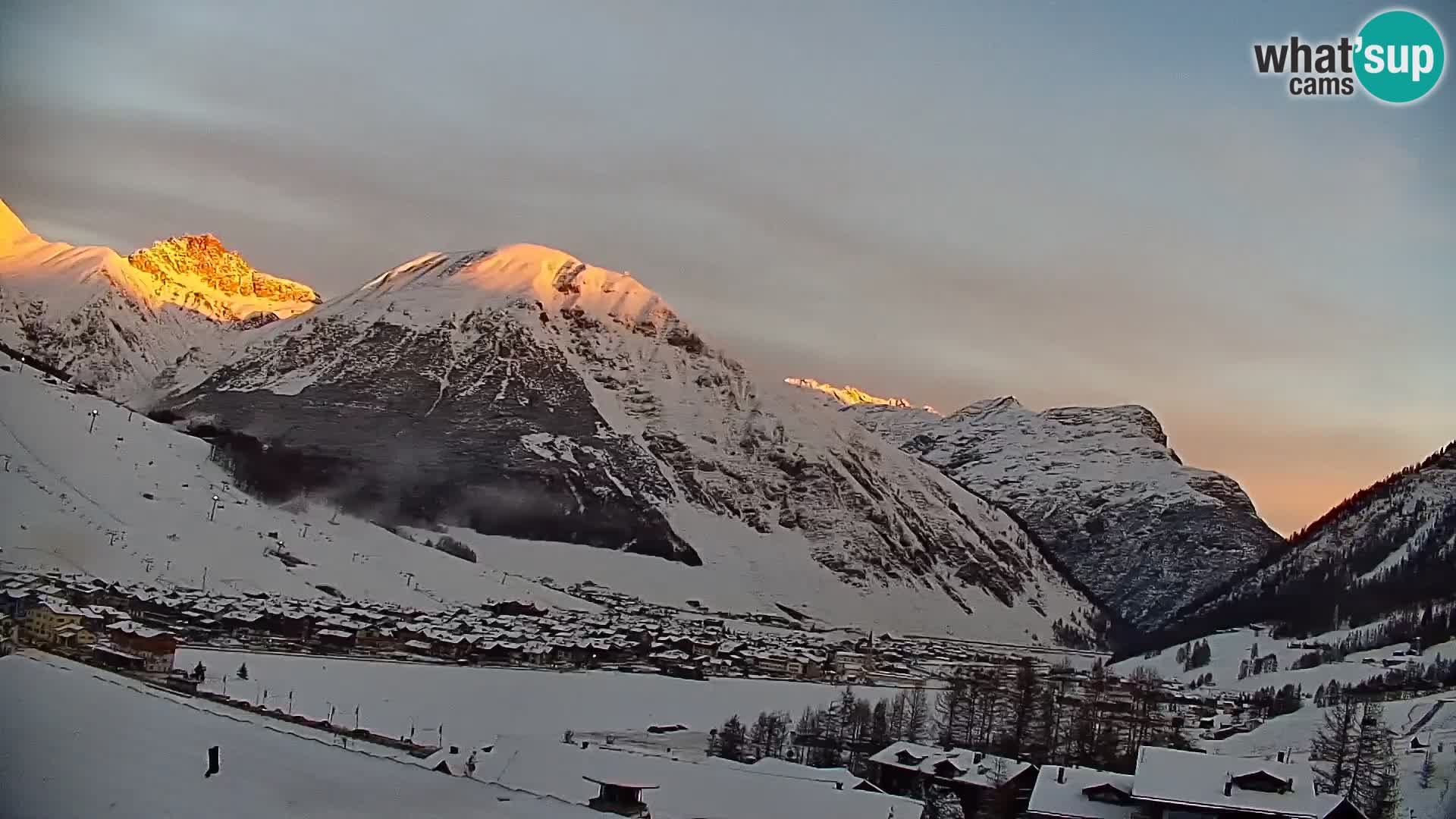 Erstaunliche Livigno Kamera, Panoramablick vom Hotel Teola