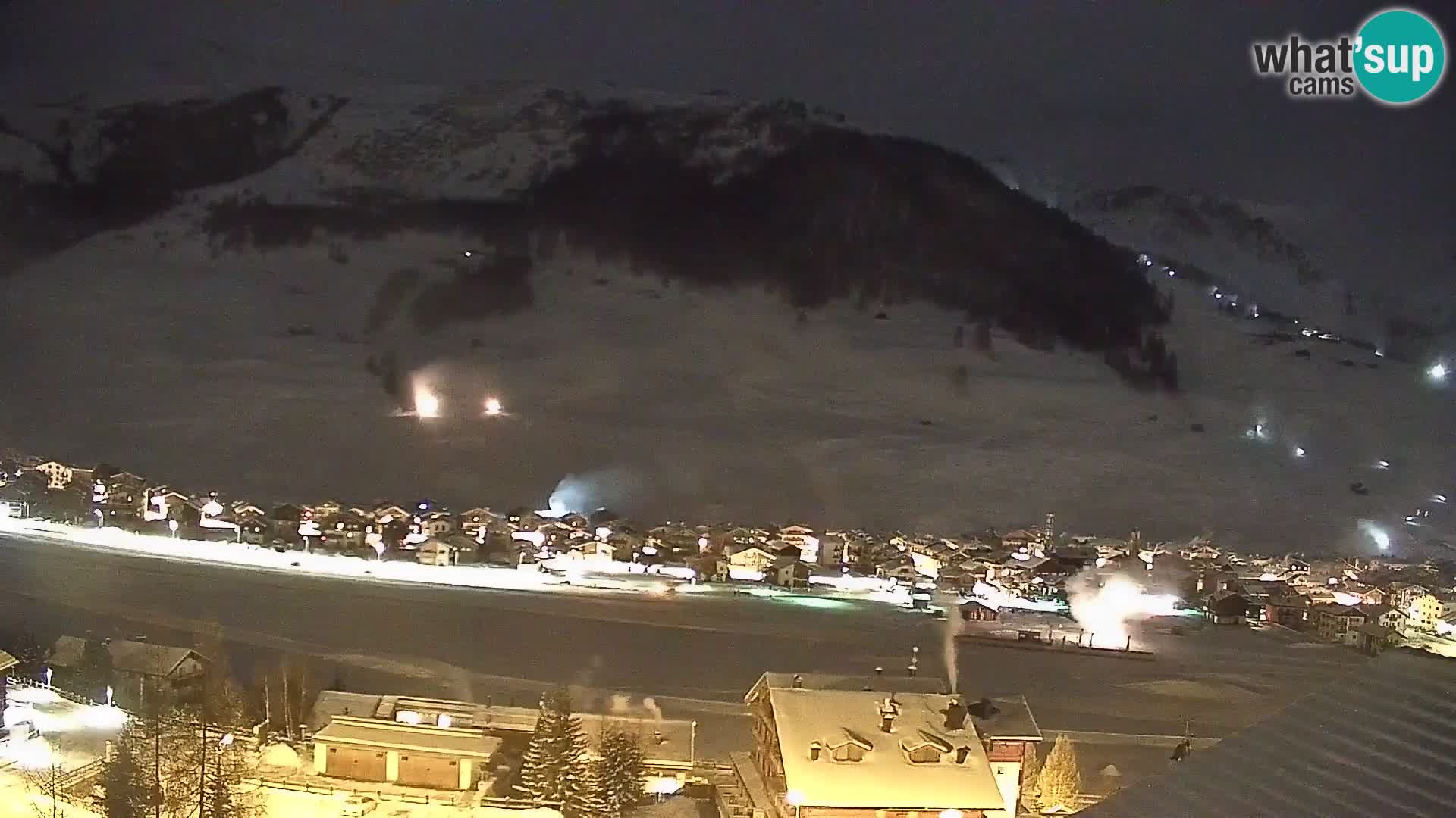 Increíble webcam de Livigno, vista panorámica desde el hotel Teola