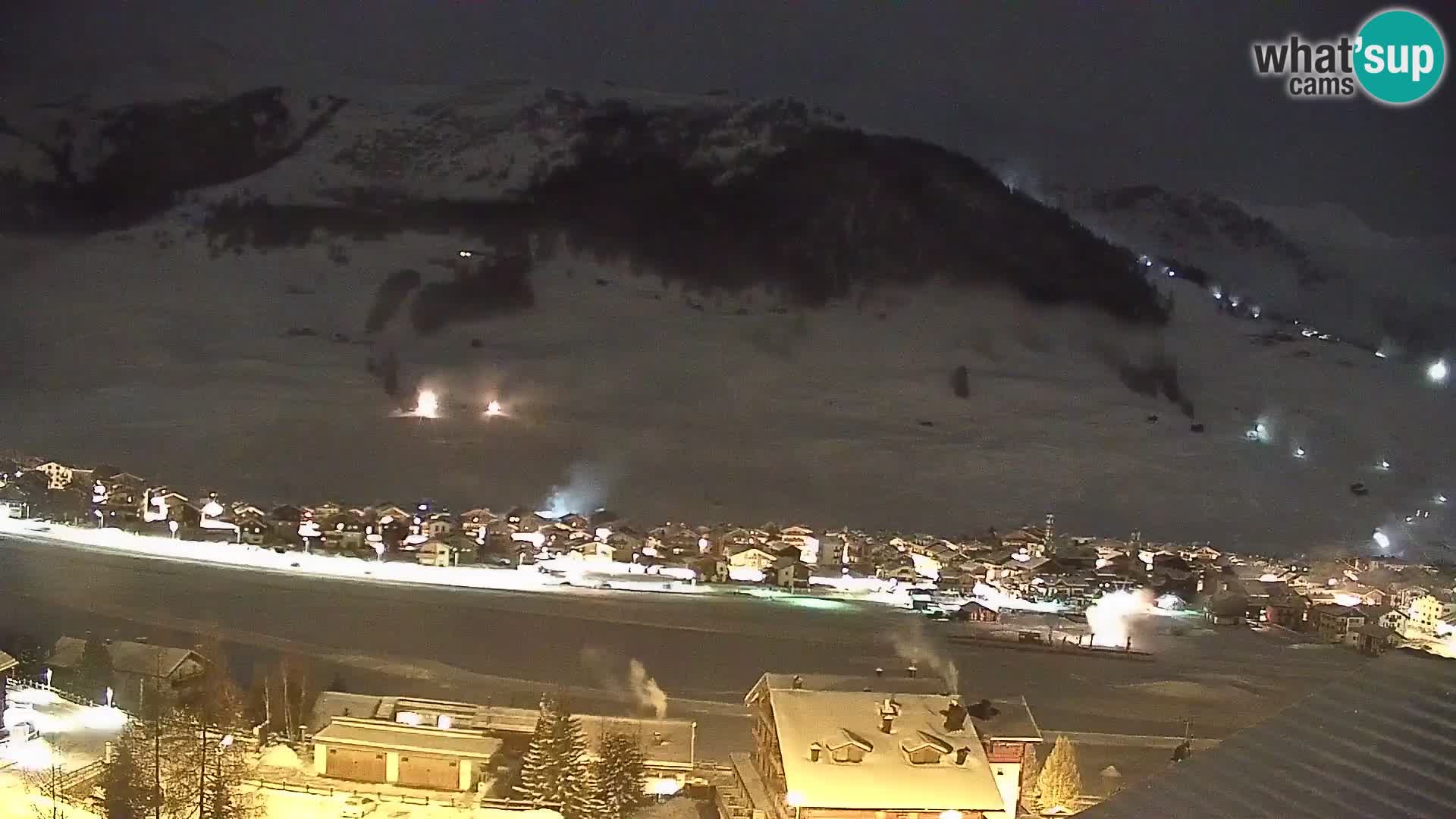 Increíble webcam de Livigno, vista panorámica desde el hotel Teola