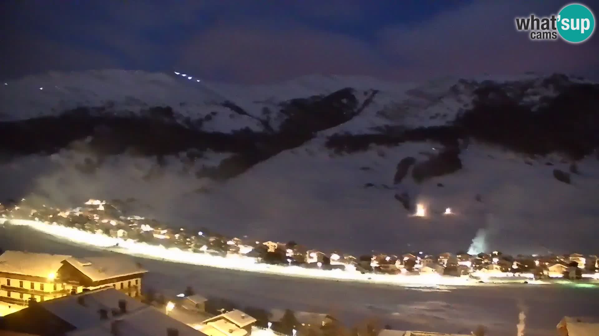 Erstaunliche Livigno Kamera, Panoramablick vom Hotel Teola