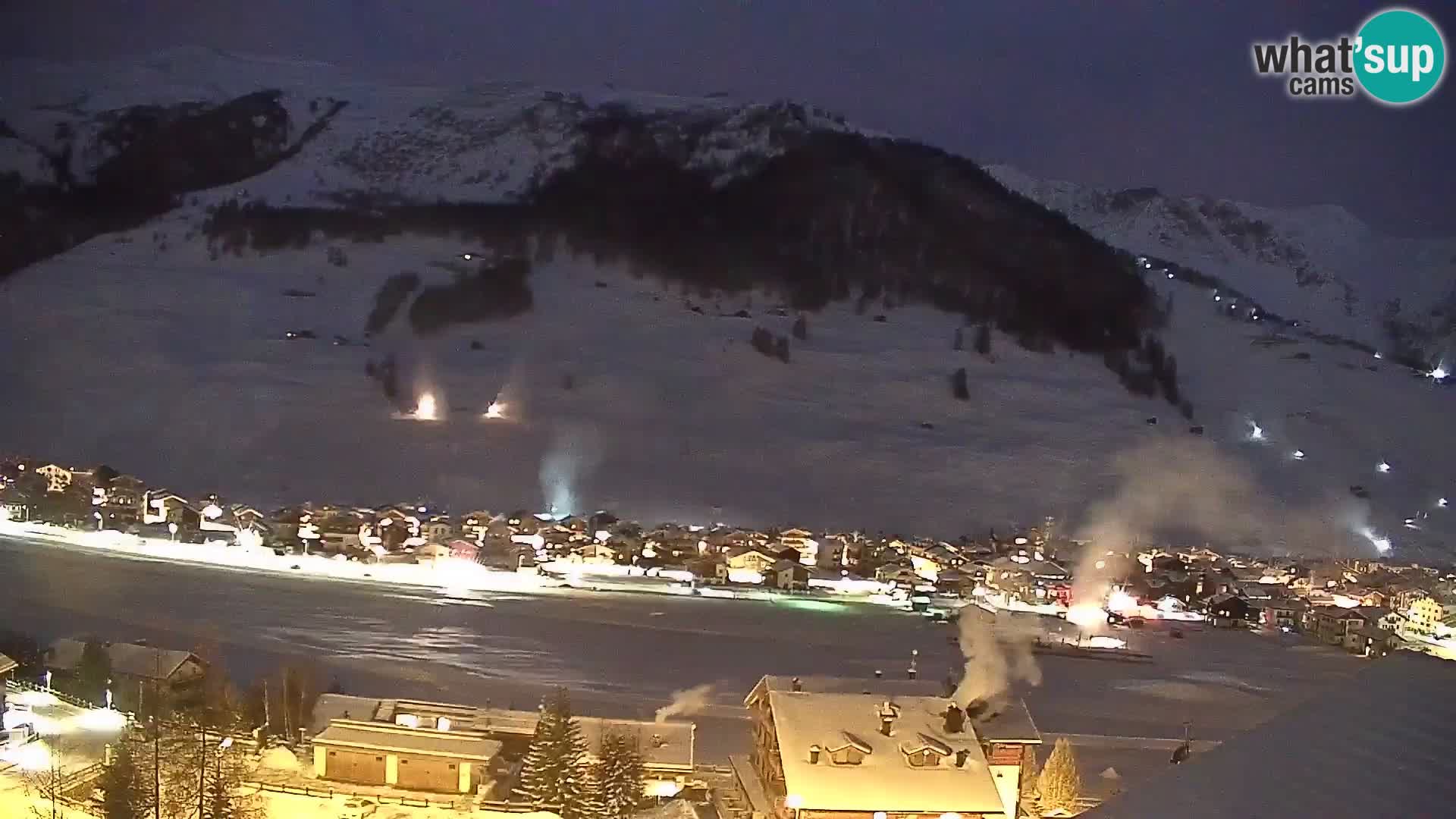 Increíble webcam de Livigno, vista panorámica desde el hotel Teola