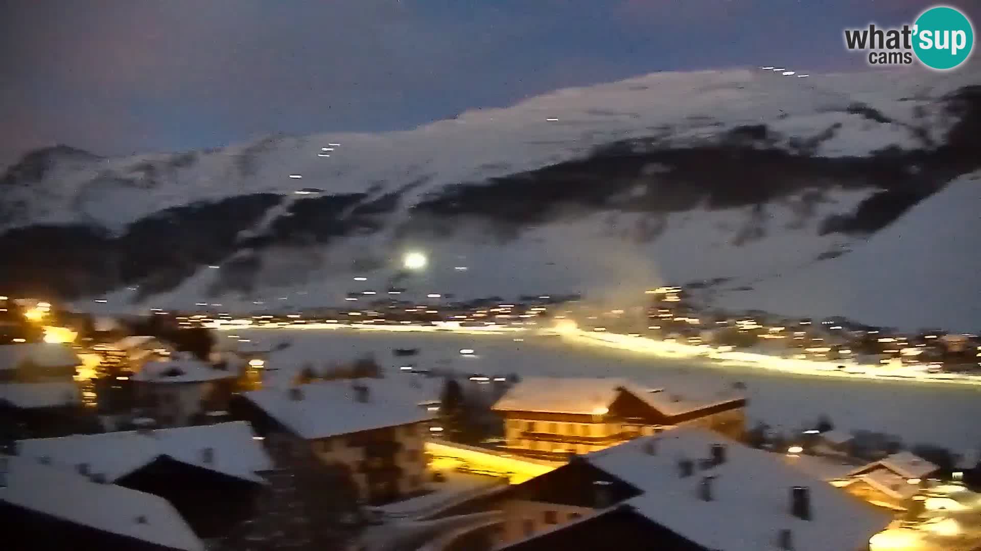 Erstaunliche Livigno Kamera, Panoramablick vom Hotel Teola