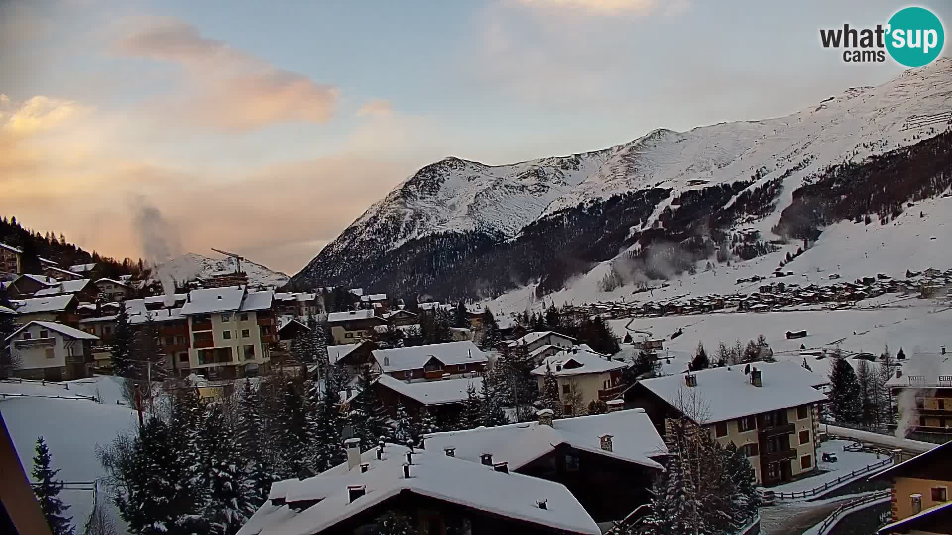 Stupenda webcam Livigno, vista panoramica dall’hotel Teola