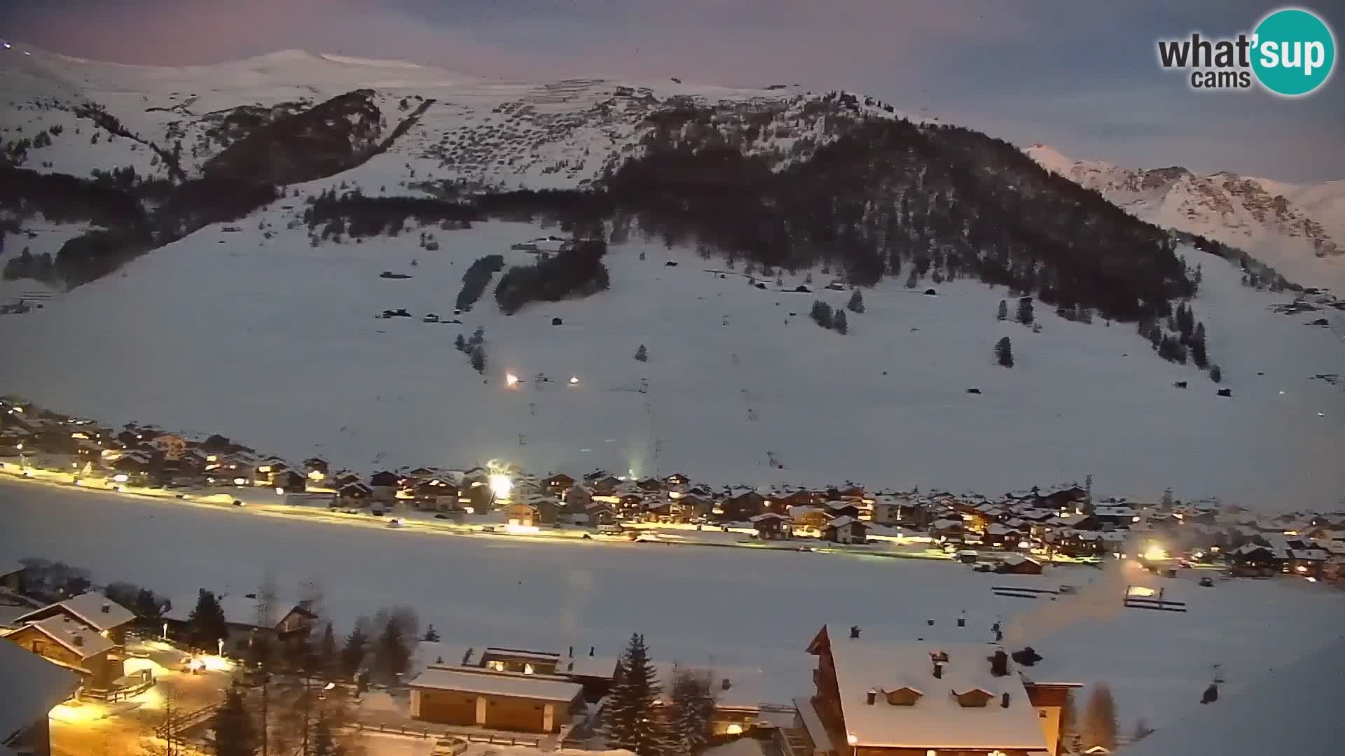 Erstaunliche Livigno Kamera, Panoramablick vom Hotel Teola