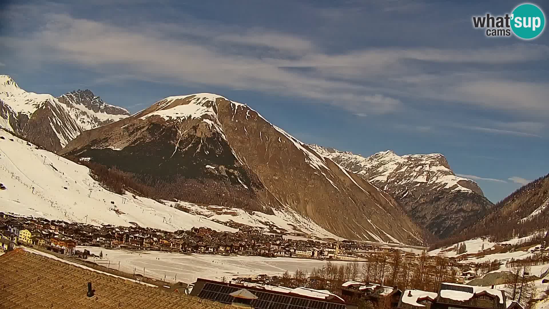 Superbe web camera Livigno, vue panoramique depuis l’hôtel Teola