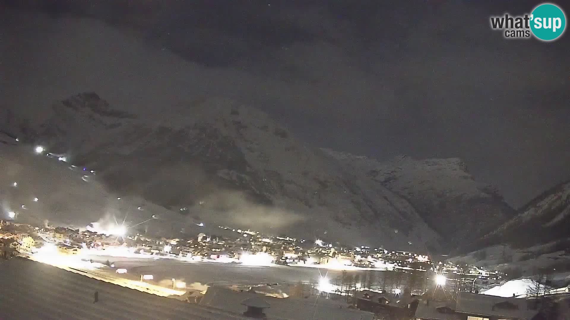 Increíble webcam de Livigno, vista panorámica desde el hotel Teola