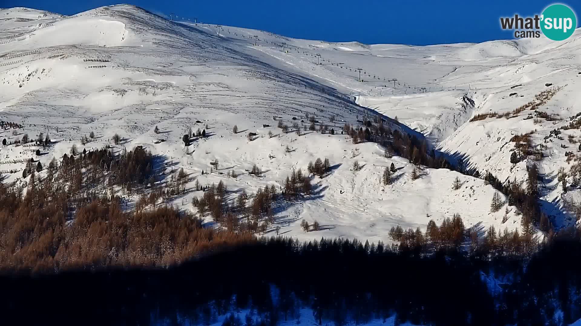 Increíble webcam de Livigno, vista panorámica desde el hotel Teola