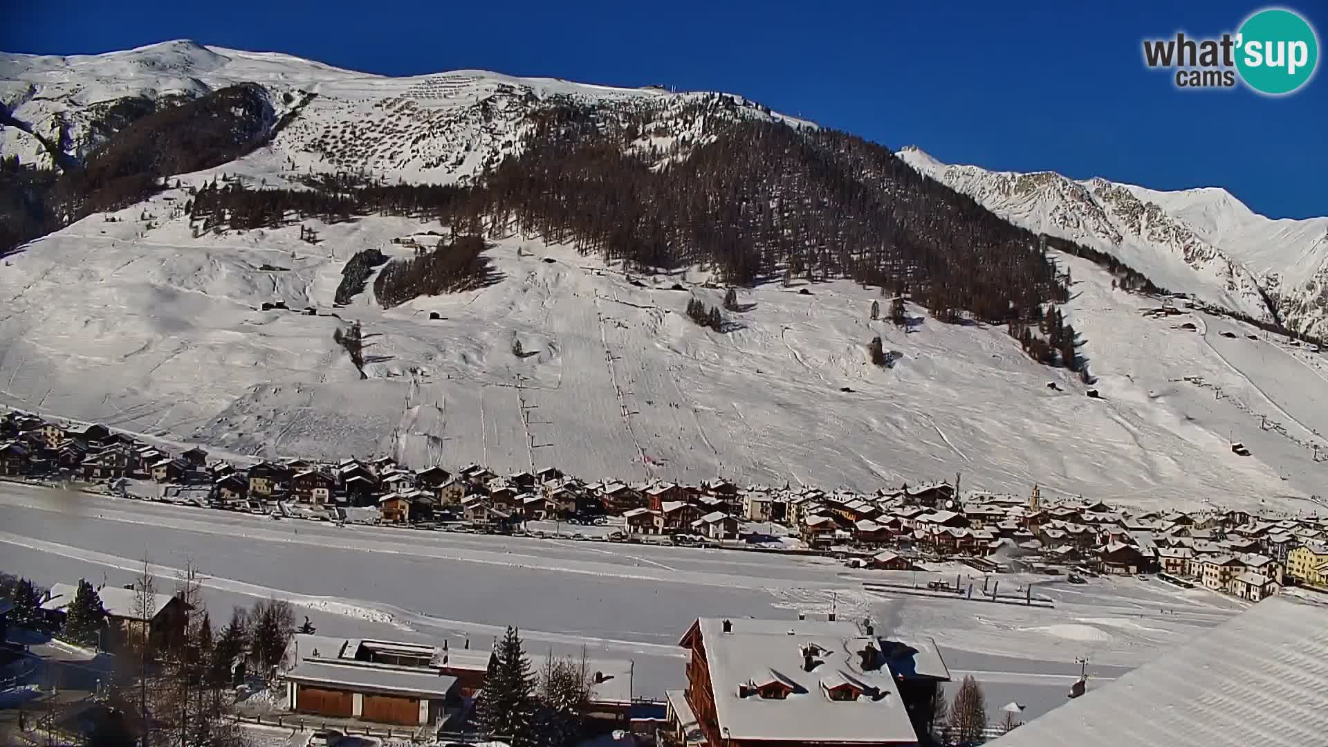 Increíble webcam de Livigno, vista panorámica desde el hotel Teola