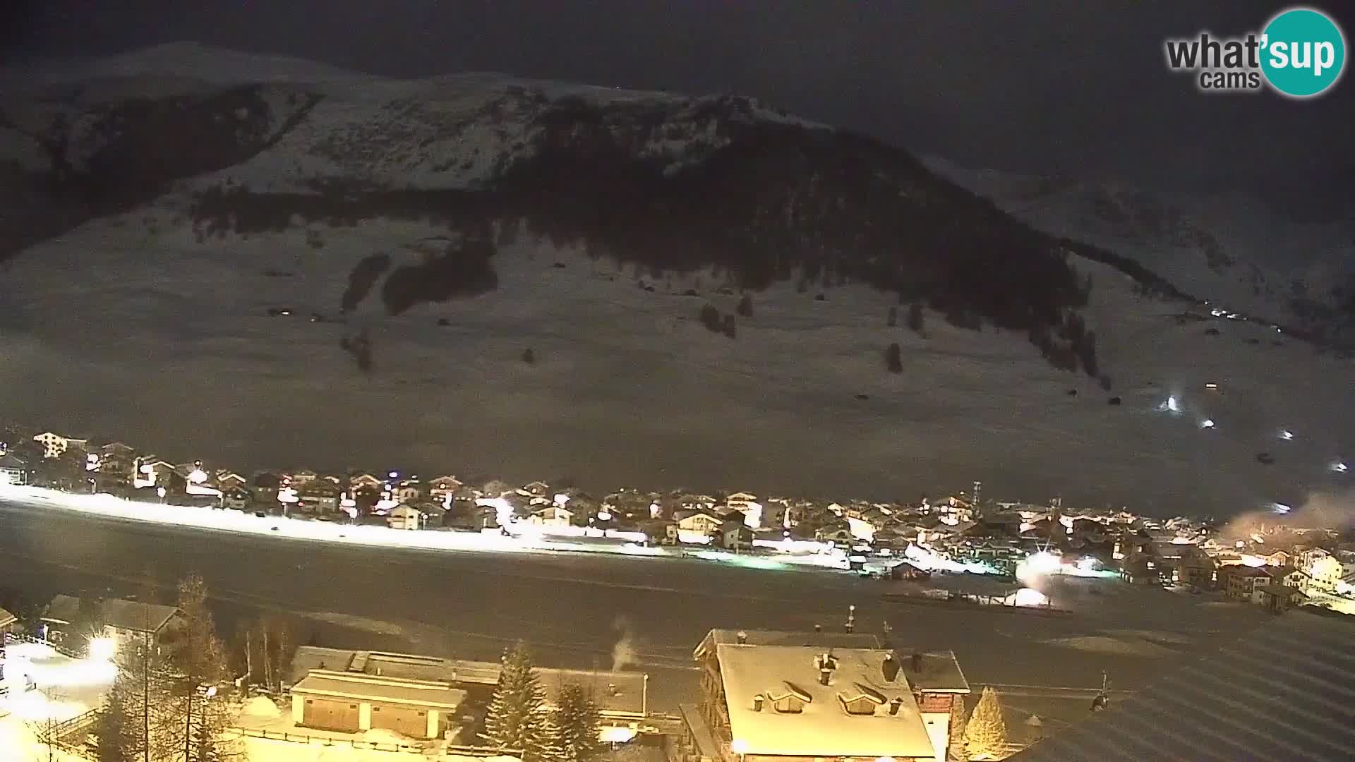 Superbe web camera Livigno, vue panoramique depuis l’hôtel Teola