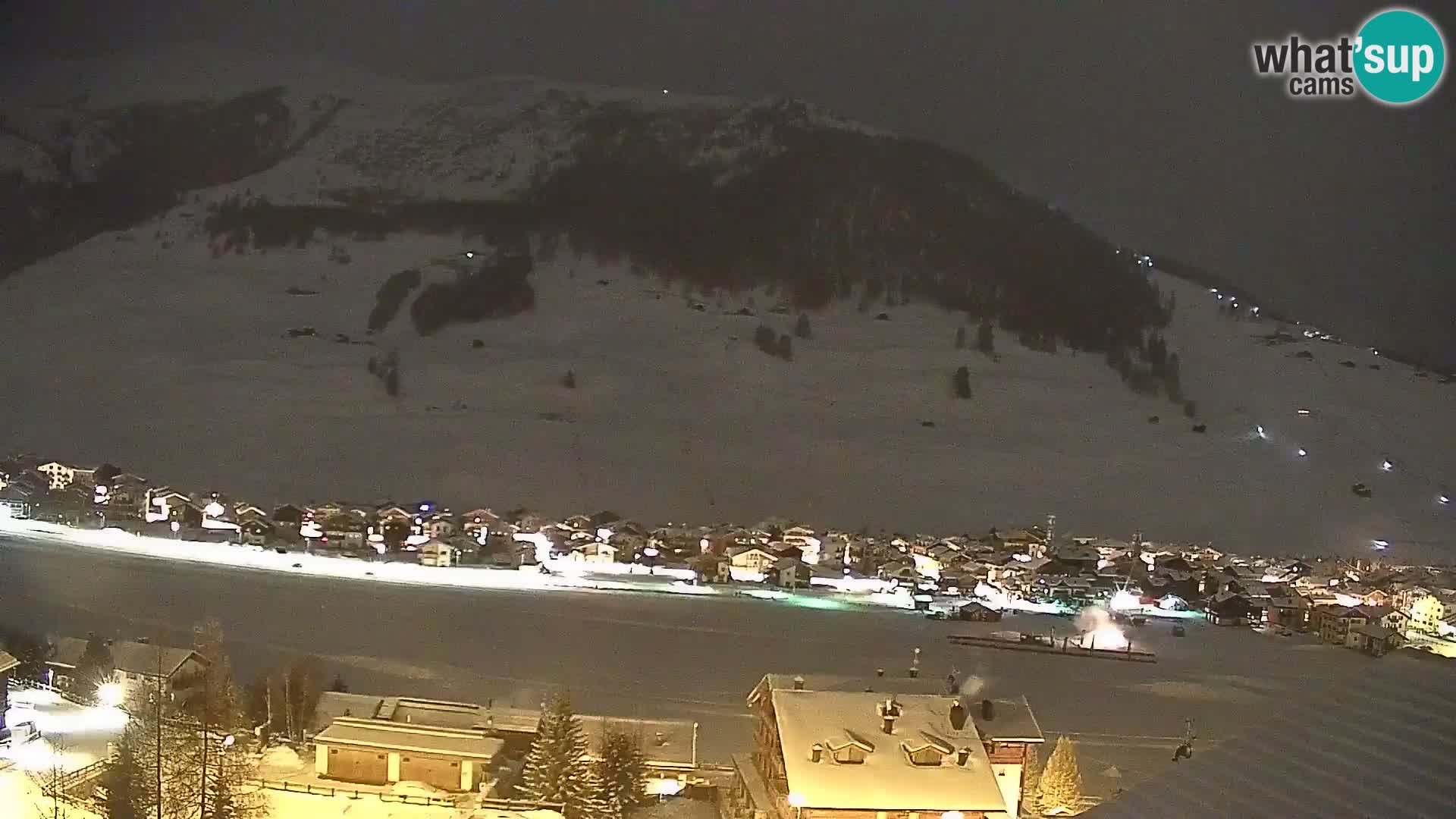 Amazing Livigno webcam panorama view from hotel Teola