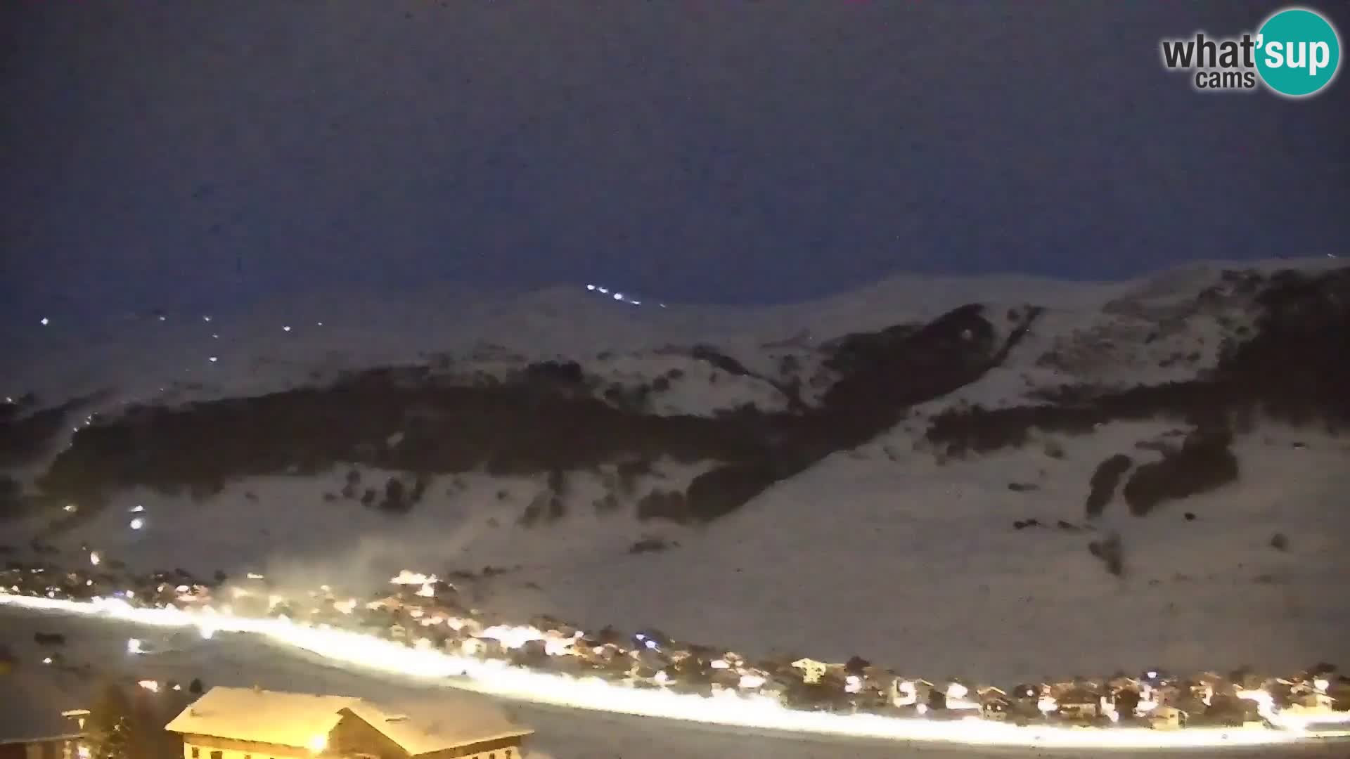 Amazing Livigno webcam panorama view from hotel Teola