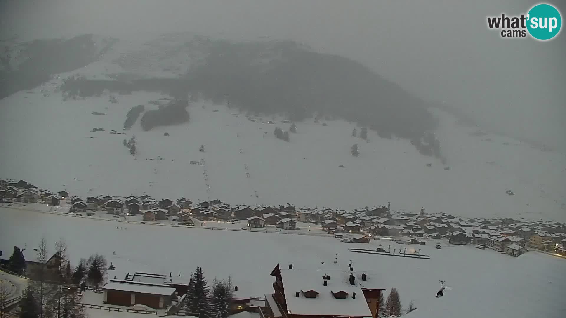 Amazing Livigno webcam panorama view from hotel Teola