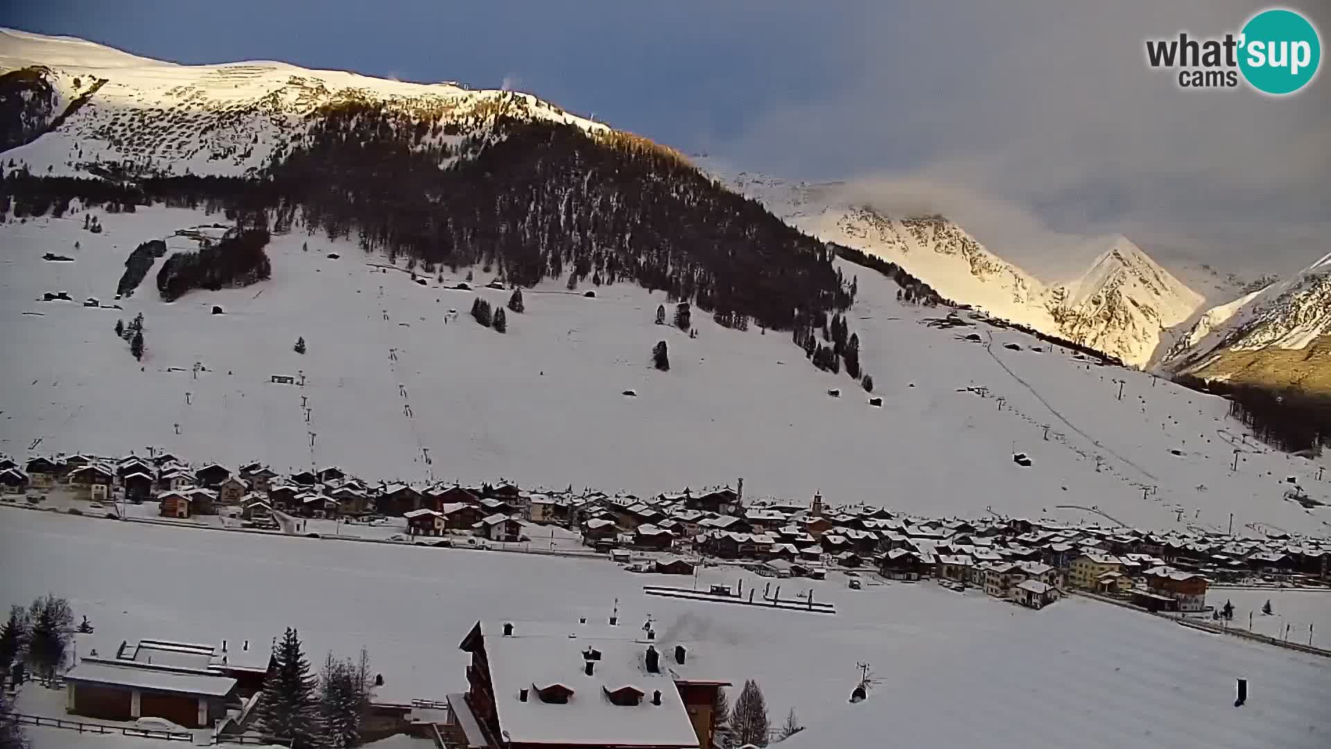 Amazing Livigno webcam panorama view from hotel Teola