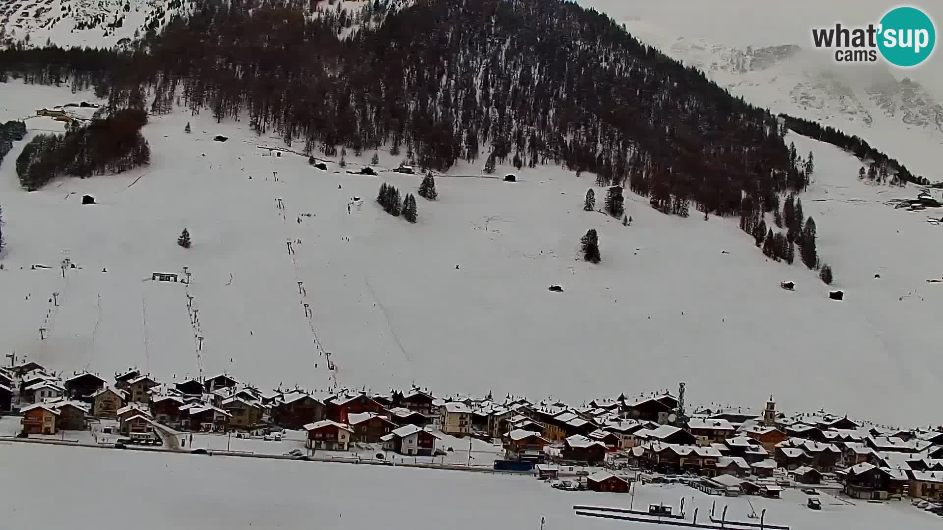 Erstaunliche Livigno Kamera, Panoramablick vom Hotel Teola