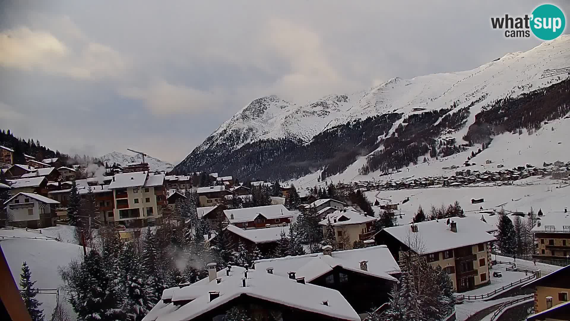 Erstaunliche Livigno Kamera, Panoramablick vom Hotel Teola