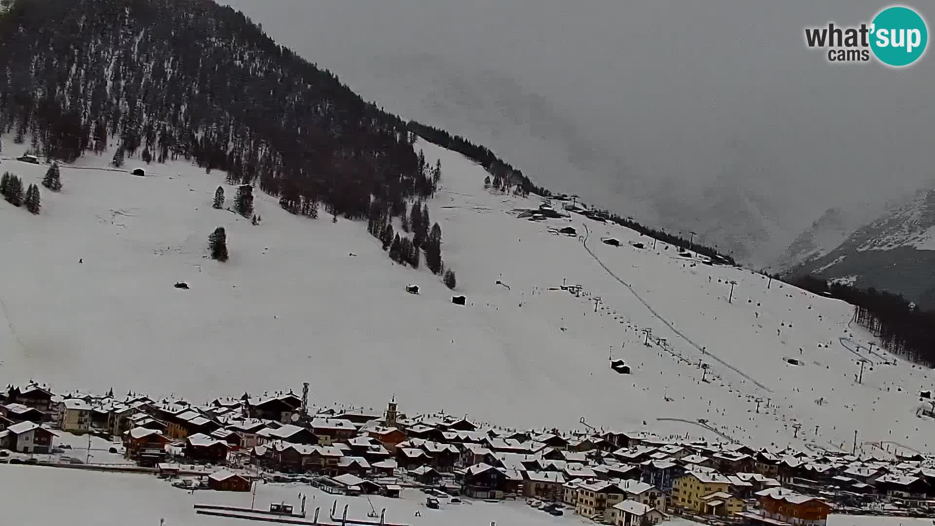 Spletna kamera Livigno panorama | pogled iz hotela Teola