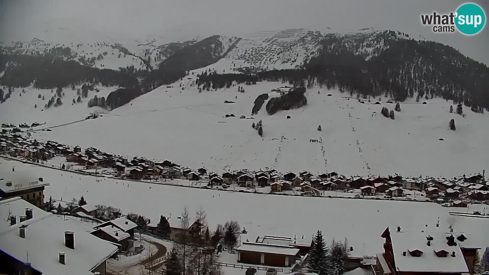 Amazing Livigno webcam panorama view from hotel Teola