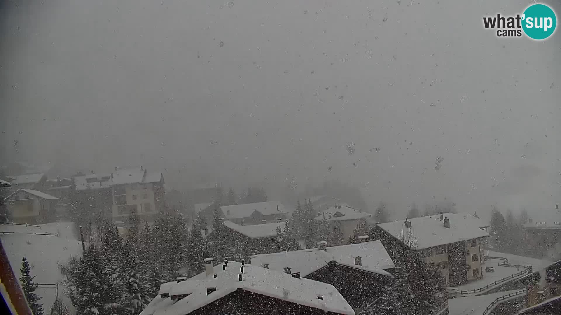 Amazing Livigno webcam panorama view from hotel Teola