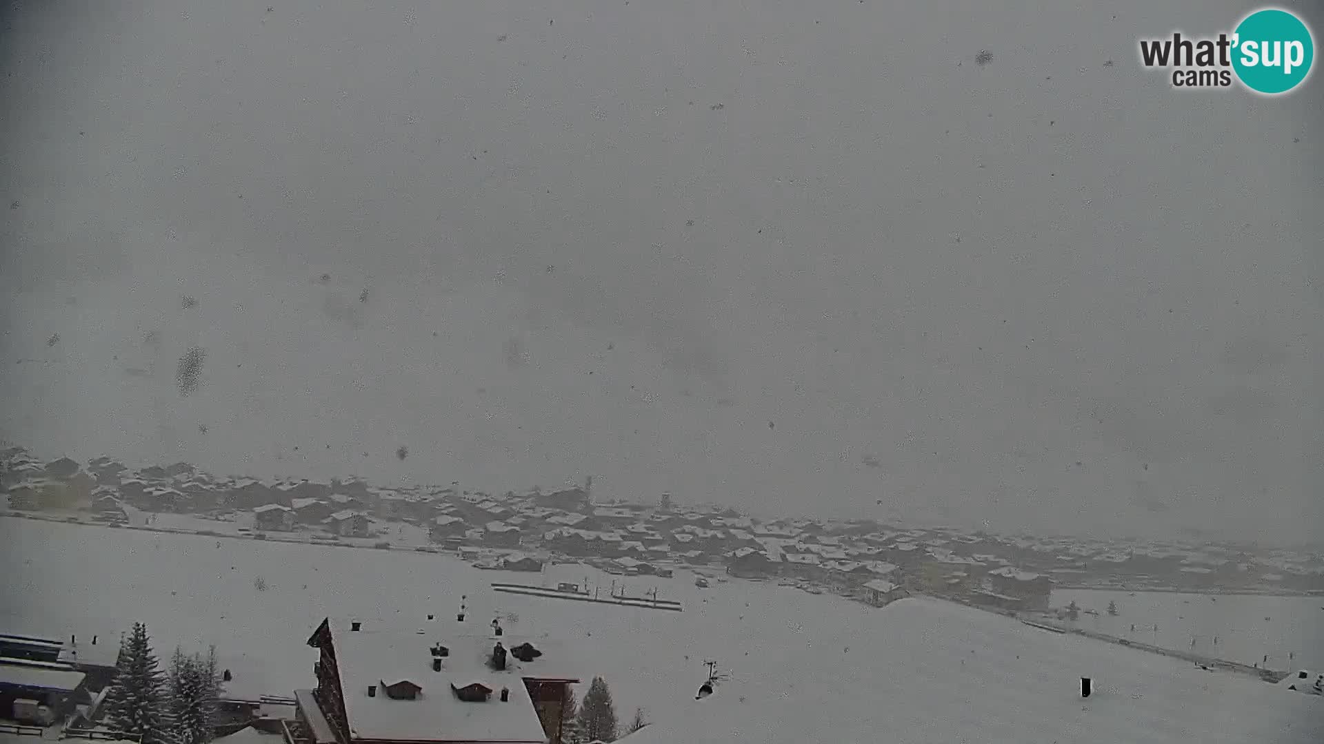 Increíble webcam de Livigno, vista panorámica desde el hotel Teola