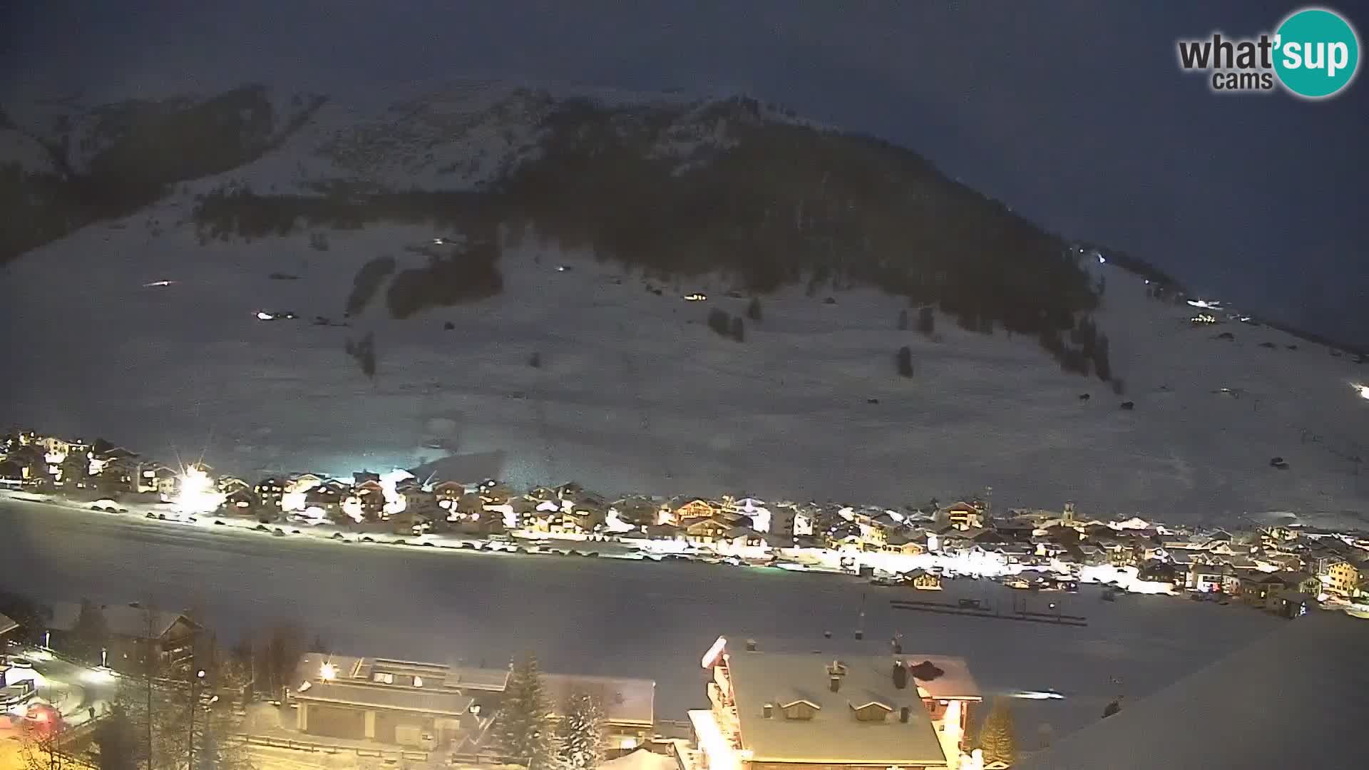 Increíble webcam de Livigno, vista panorámica desde el hotel Teola