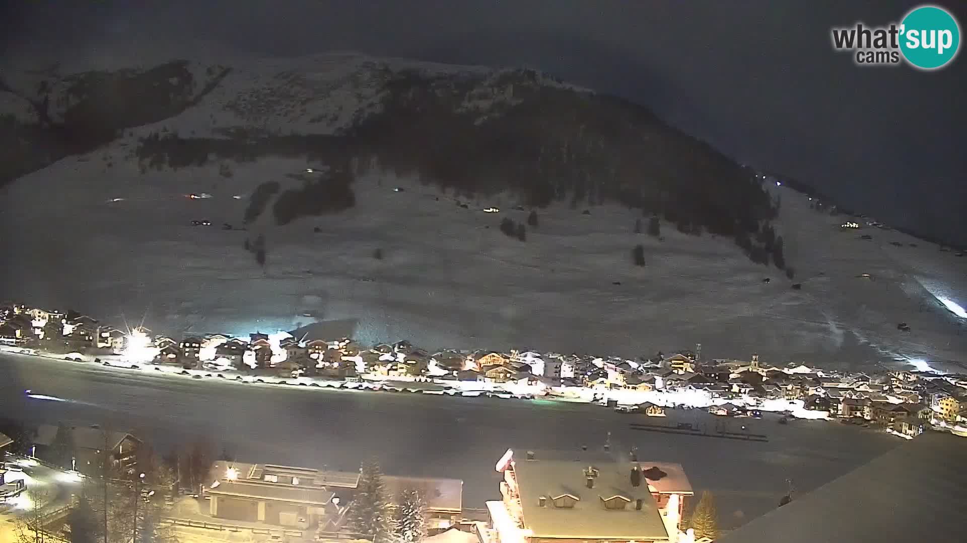 Increíble webcam de Livigno, vista panorámica desde el hotel Teola