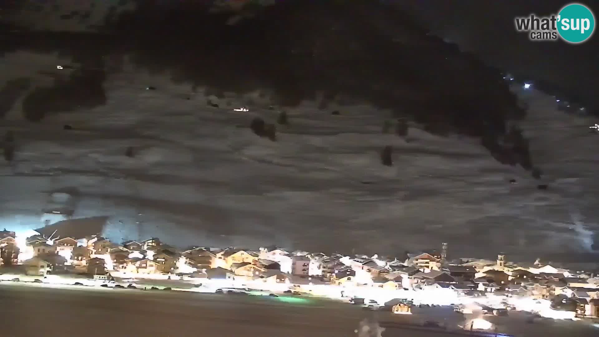 Increíble webcam de Livigno, vista panorámica desde el hotel Teola