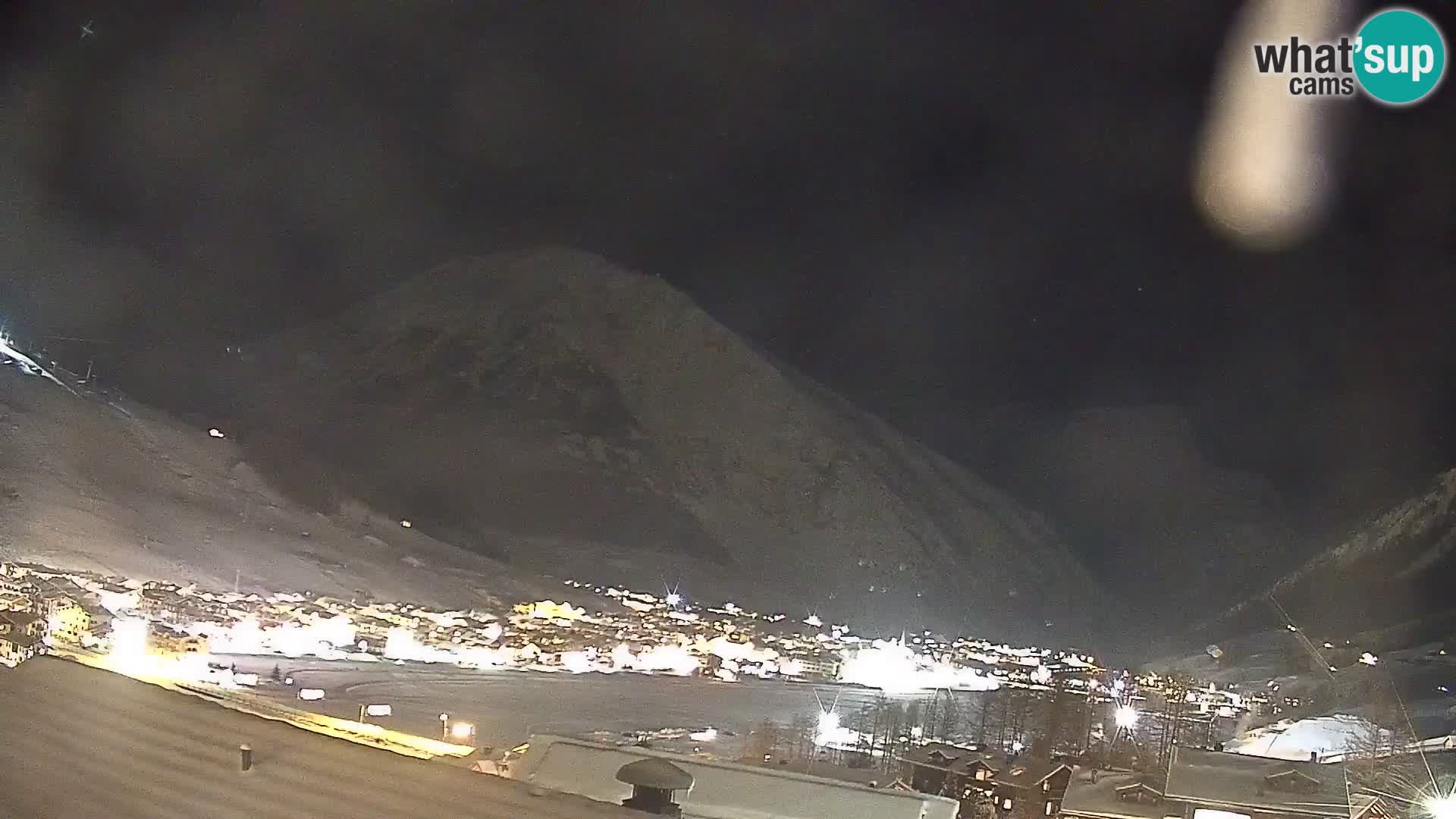 Superbe web camera Livigno, vue panoramique depuis l’hôtel Teola