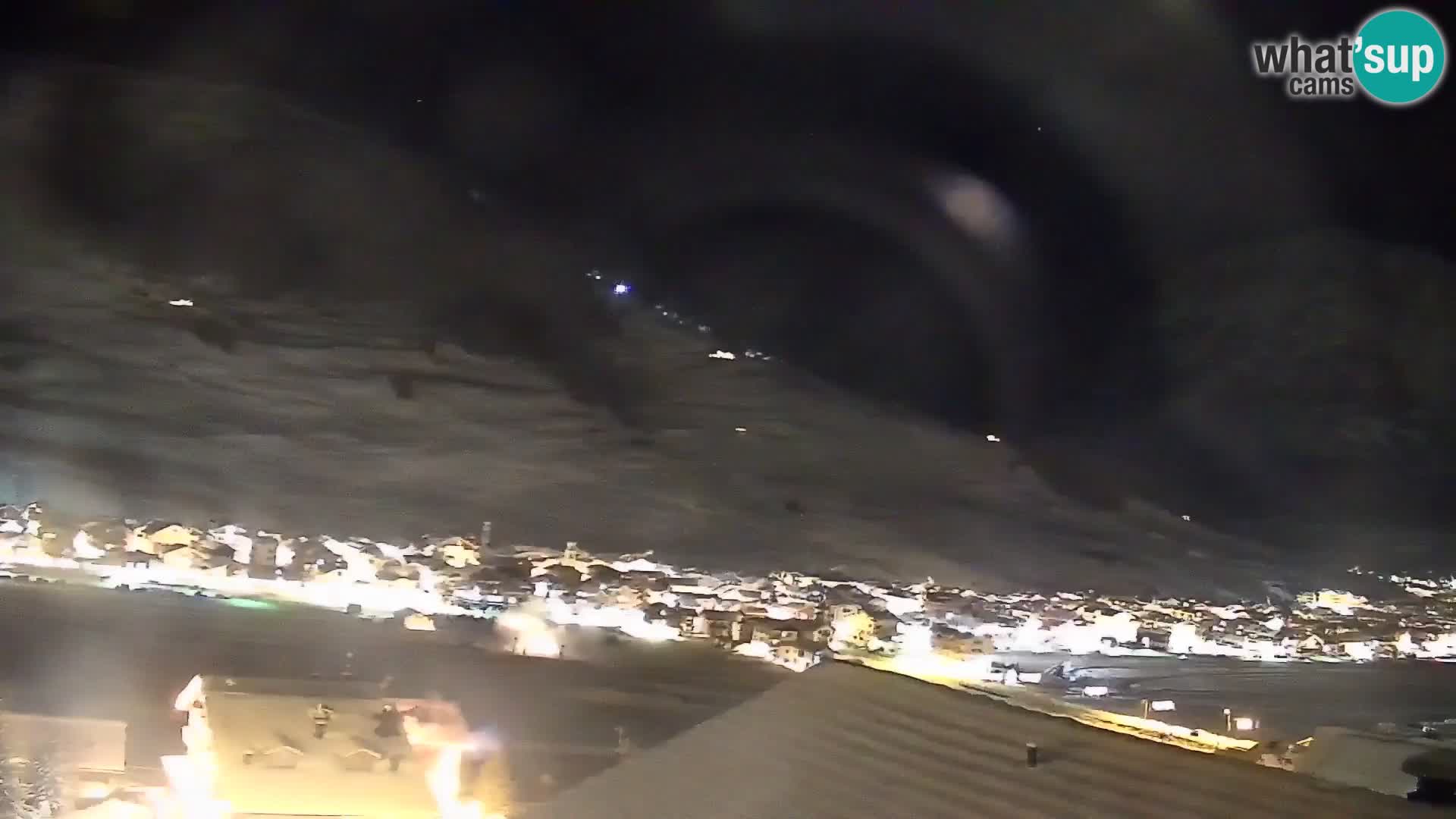 Increíble webcam de Livigno, vista panorámica desde el hotel Teola