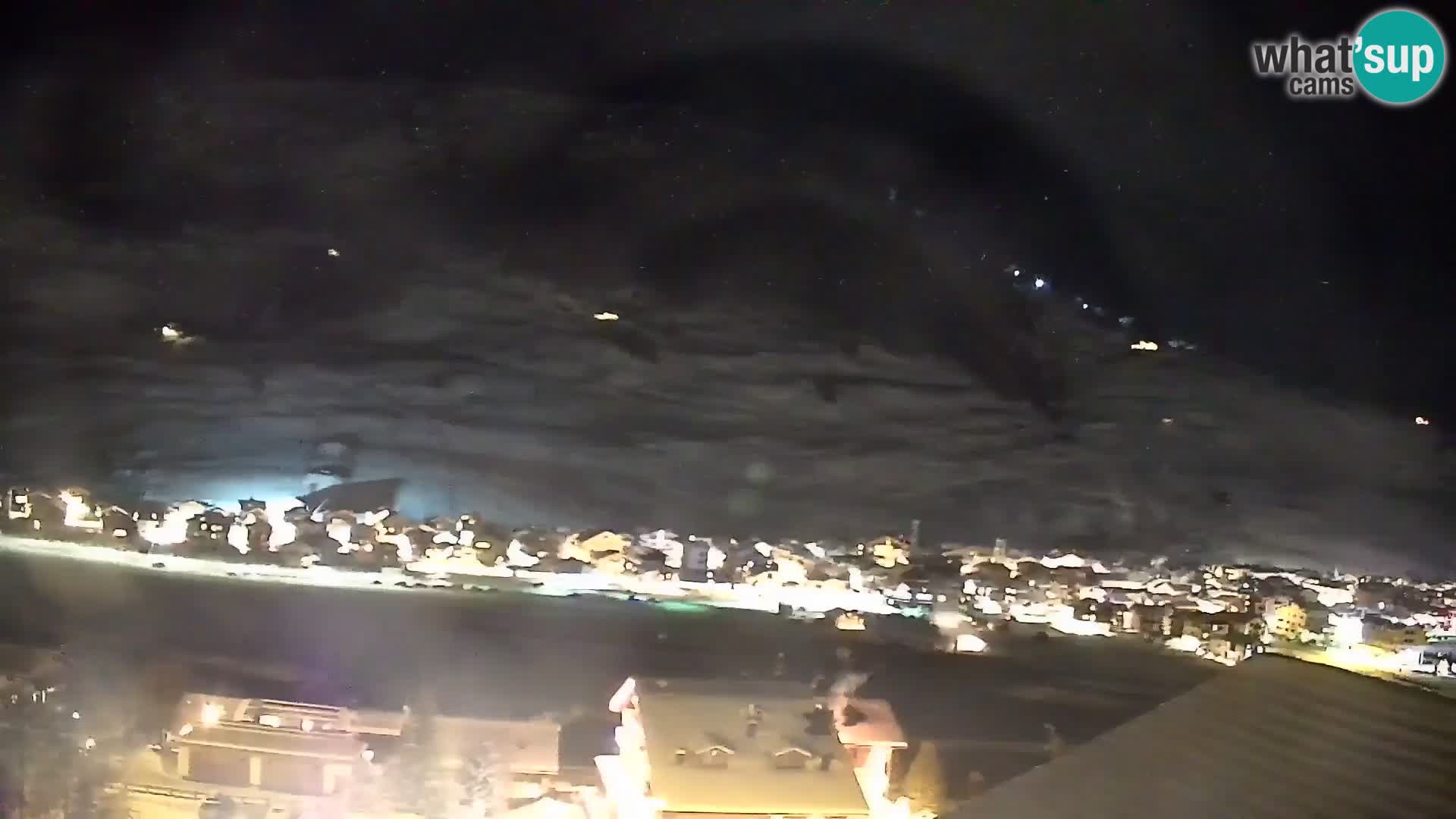 Increíble webcam de Livigno, vista panorámica desde el hotel Teola